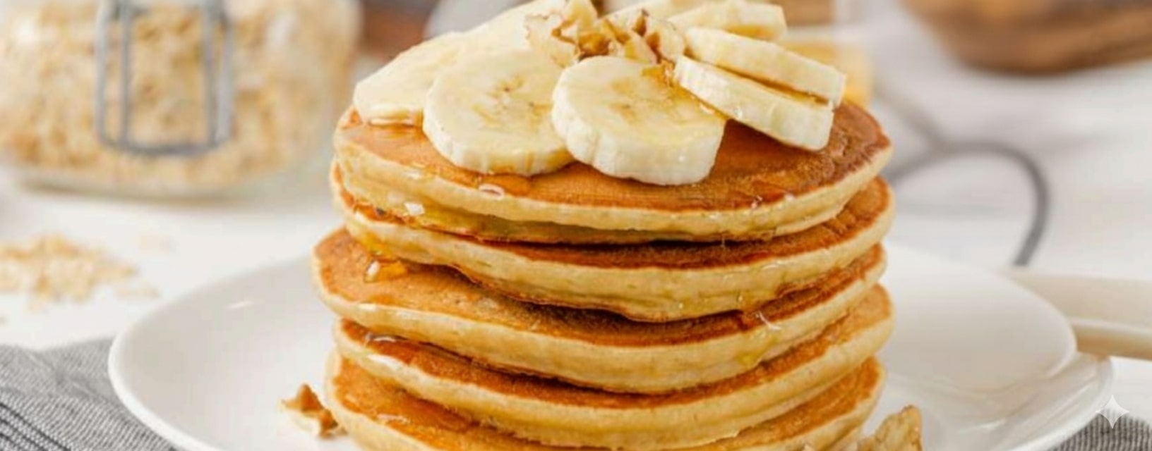 შვრიის ბლინები ბანანით